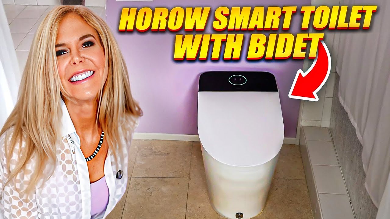 Bathroom Remodel Ideas | Horow Smart Toilet with Bidet Installation Video and Review