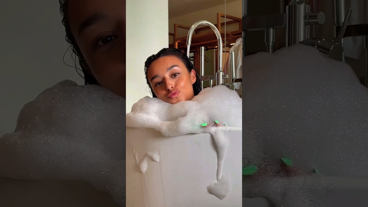 Bathtime with Sergio Reguilon’s girlfriend, Marta Diaz #model