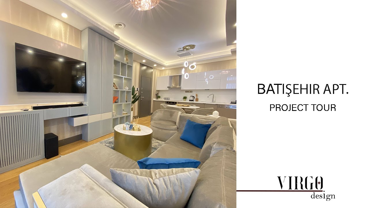 BATI ŞEHİR İSTANBUL ,residence project, 1+1 apartment, design and execution by VIRGO design