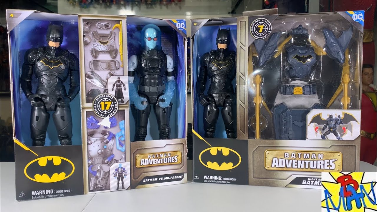 Batman Adventures Spin Master 12” Night Sky Batman + Batman vs Mr. Freeze Amazon DC 85th Anniversary