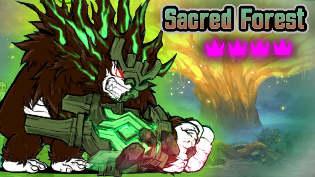 Battle Cats | Sacred Forest | Uncanny Legends 4 Crowns 13.7