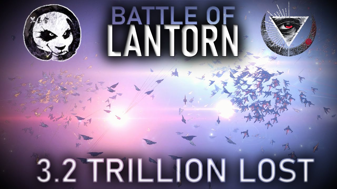 Battle of Lantorn: 1200+ Dreads | 3.2 TRILLION Lost in Brawl | EVE Online