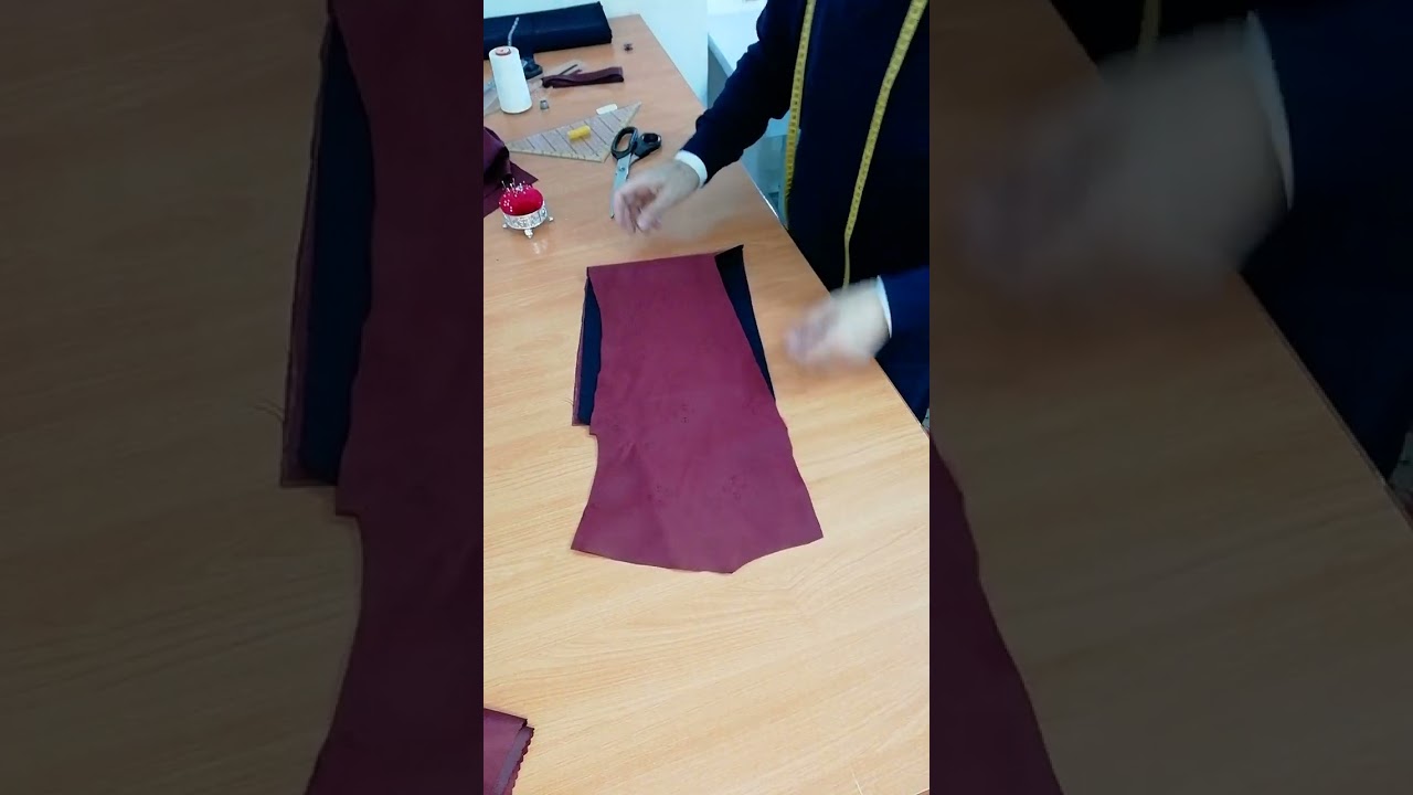 Bayan ceketi astarlama şeklimiz