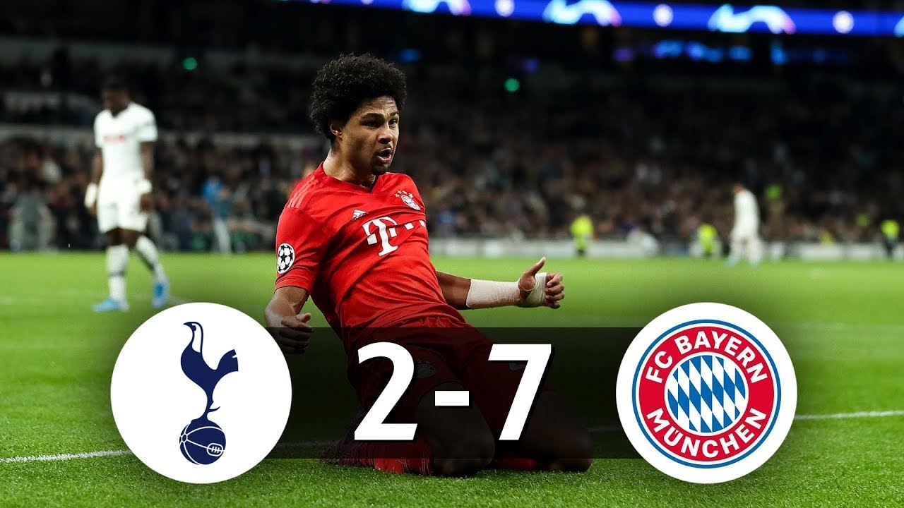 Bayern vs Tottenham 7 2 /  All Goals