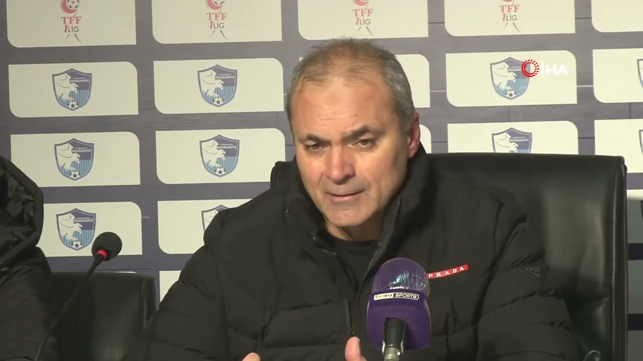BB ERZURUMSPOR 3-1 İSTANBULSPOR MAÇ SONRASI T.D ERKAN SÖZERİ  BASIN TOPLANTISI