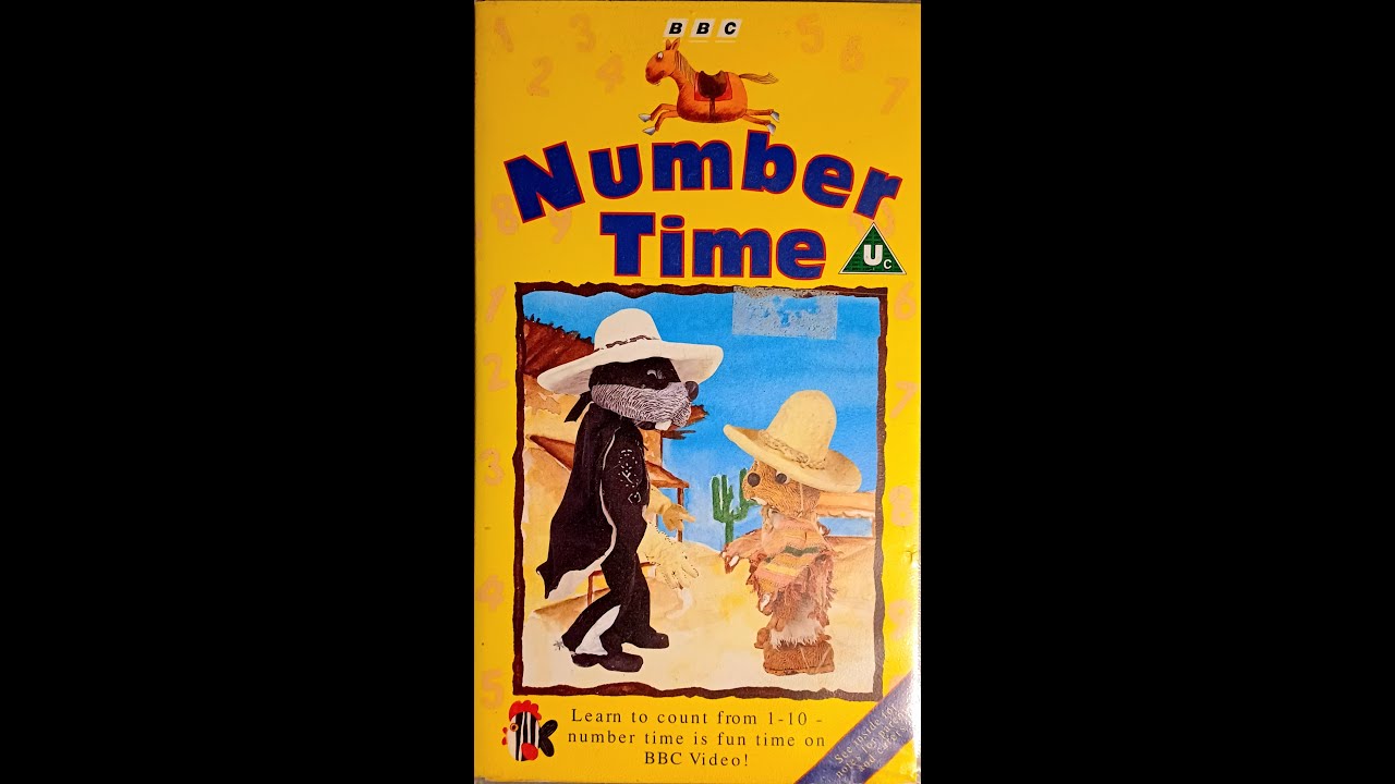 BBC Number Time (1994, Full VHS)