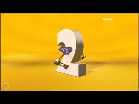 BBC Two ident 2001 to 2007 - Sticky Label