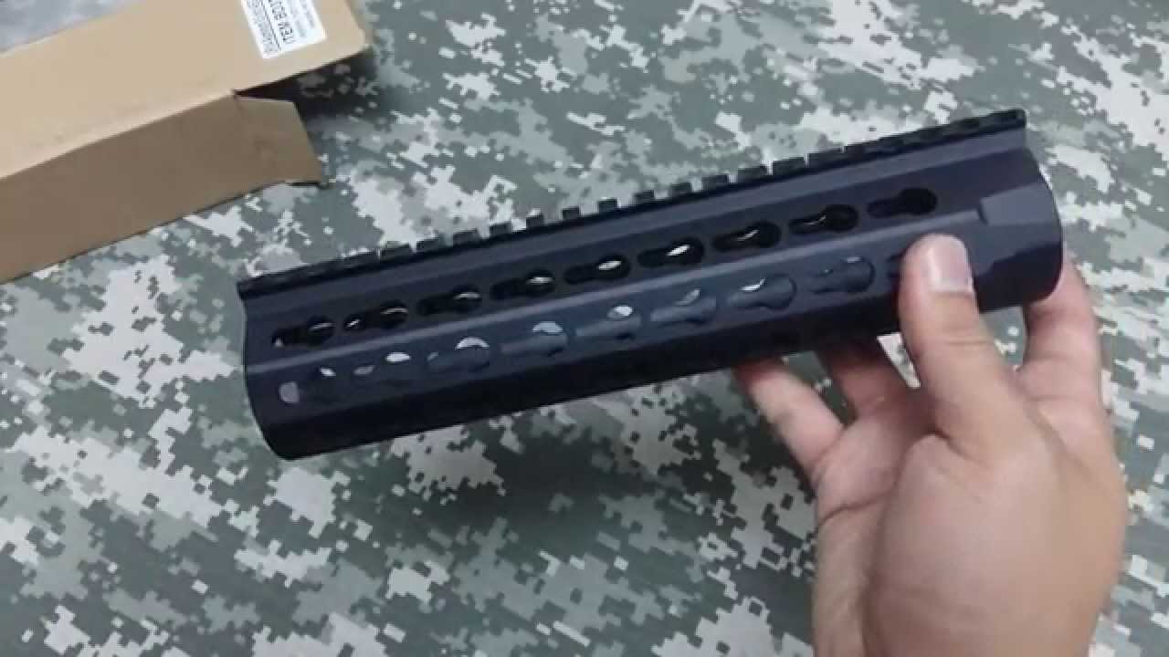 BD3780 CombatGearing.com :BD URX4 Aluminum 8.5 inch AEG Rail/BK