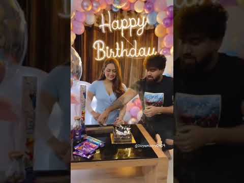 B'day Celebration @DivyaMistry0409 💕| @AditiMistry2607  🍑👙#youtubeshorts #aditimistry #divyamistry