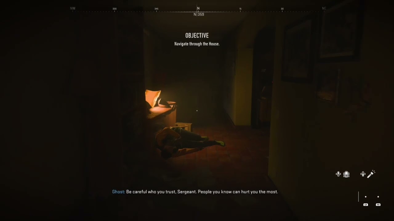 “Be careful who you trust sergeant, people you know can hurt you the most” -Ghost