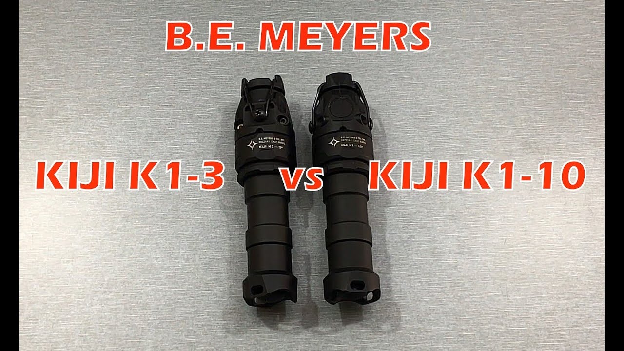 B.E. Meyers KIJI K1-3 vs K1-10 Side by Side Comparison