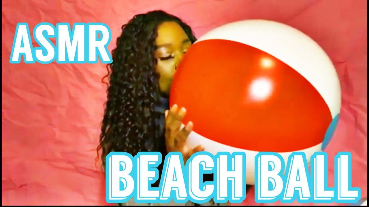 Beach Ball ASMR| Inflate | Deflate | SURPRISE POP🙈