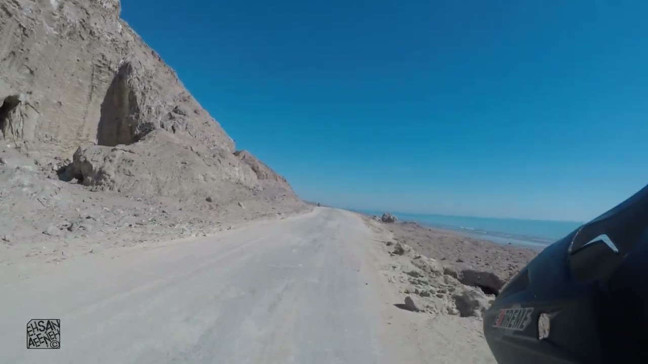 Beach road Qeshm Island