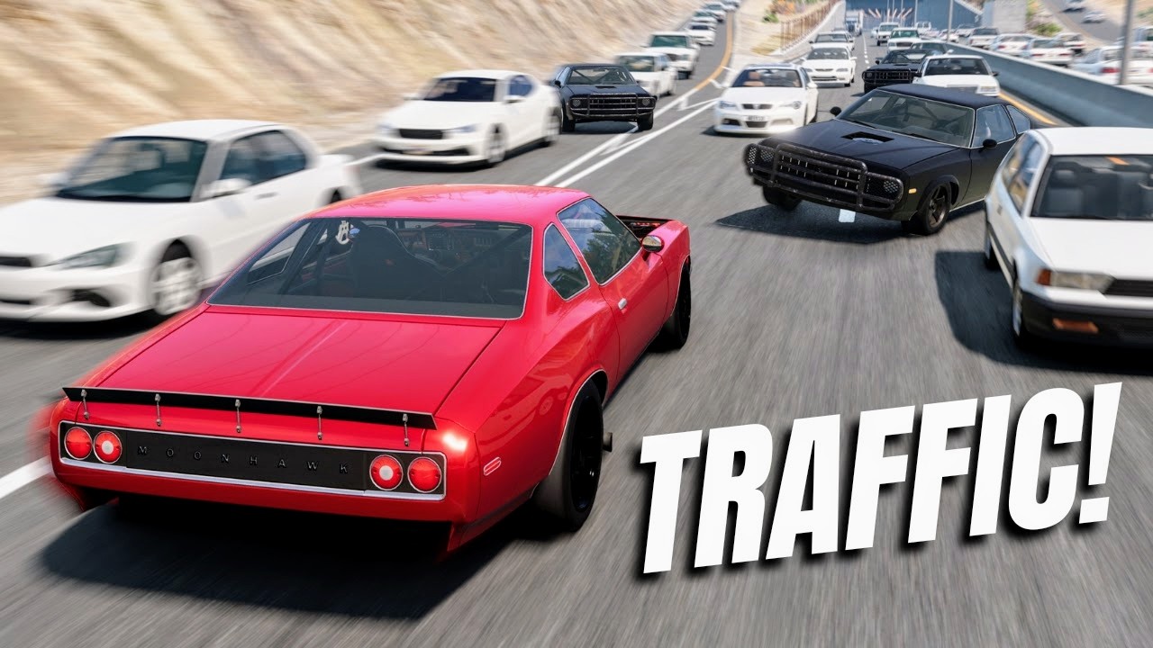 BeamNG CarHunt, But There Is Traffic