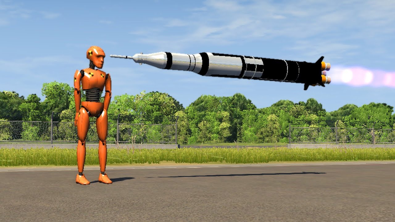 Beamng drive - Planned Rocket Hits