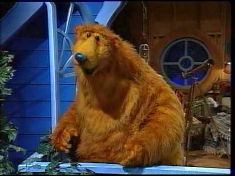 Bear talking with the moom about his day -  Good bye song