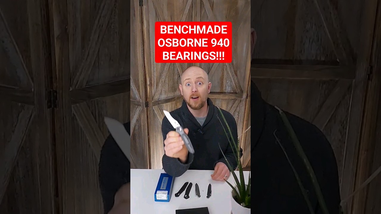 BEARINGS for Benchmade Osborne 940! Osborne Mini, and Bugout 535! #upgrade #benchmade