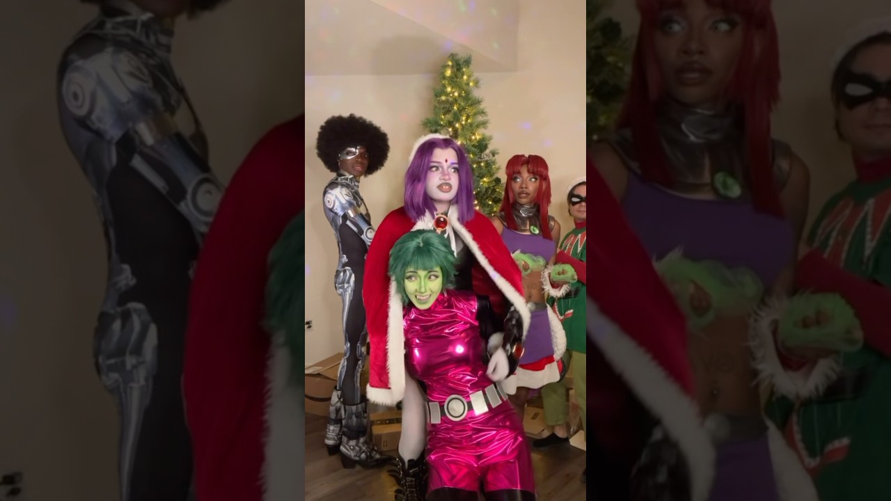 Beast Boy and Raven #cosplay #teentitans