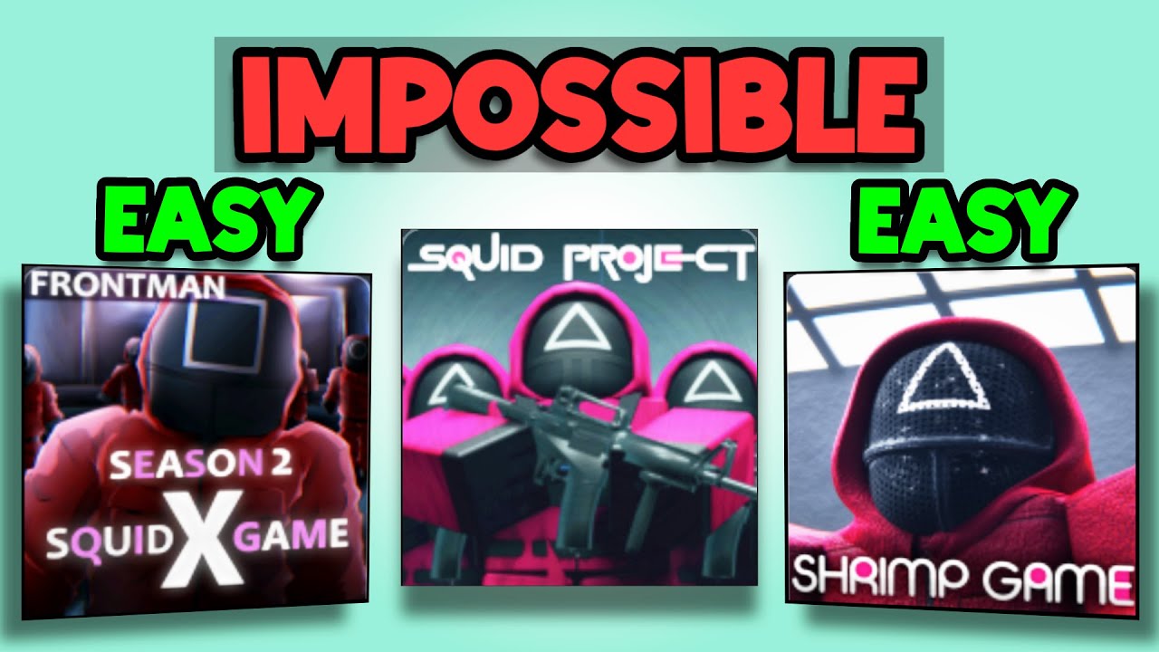 BEATING ALL the SQUID GAMES in Roblox…