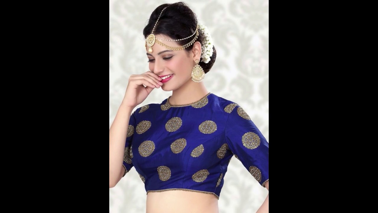 Beautiful Boat Neck Blouse designs 2018|| fashion threads