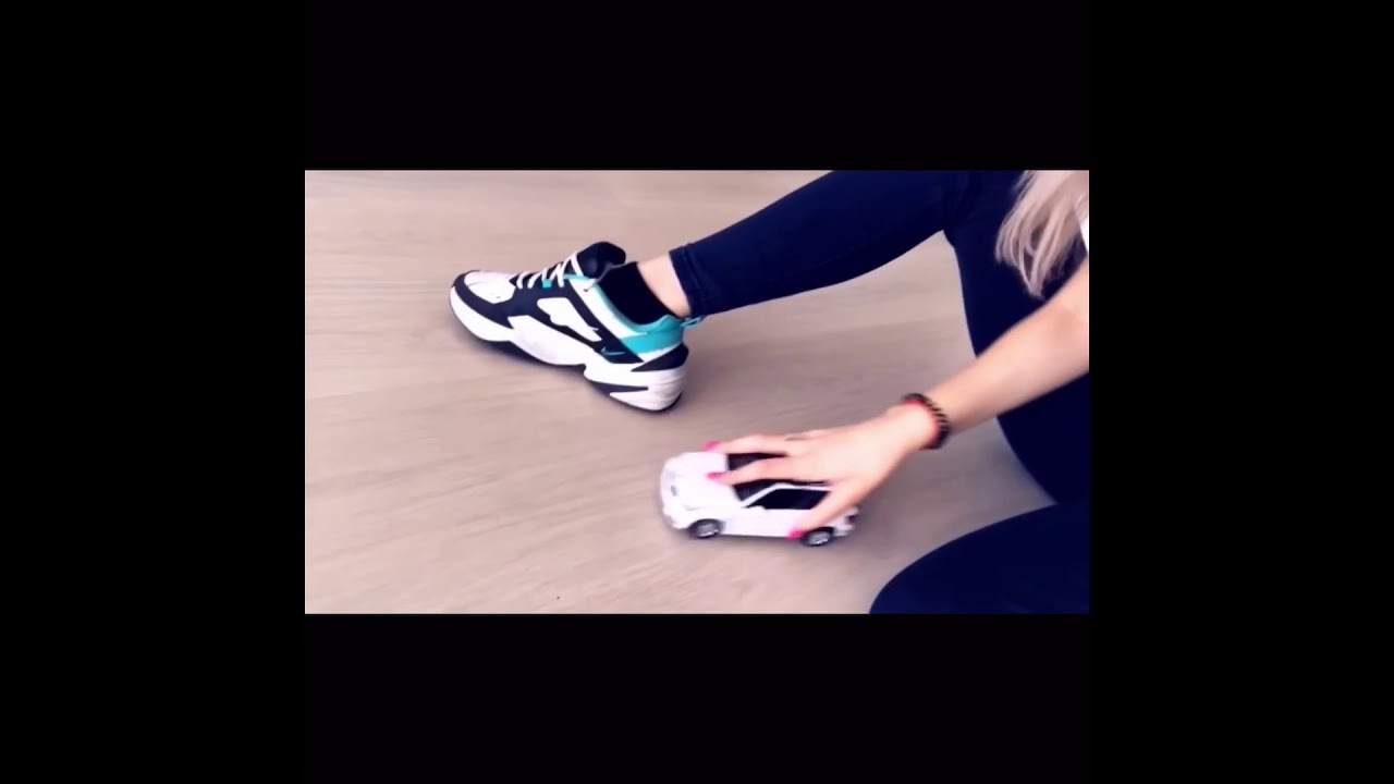 Beautiful Girl crush toy car