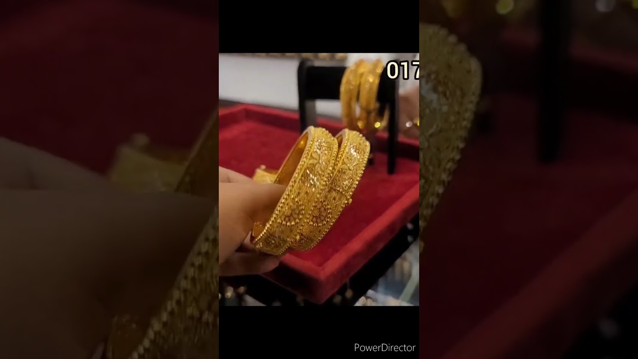Beautiful gold bangles designs 🤗#shortsyoutube