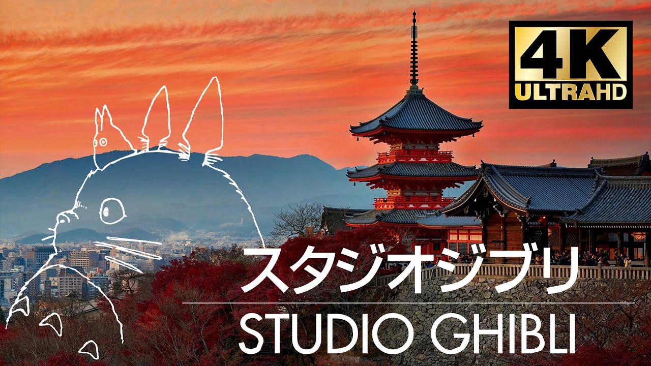 Beautiful Japan Featuring Music From Studio Ghibli | In 4K