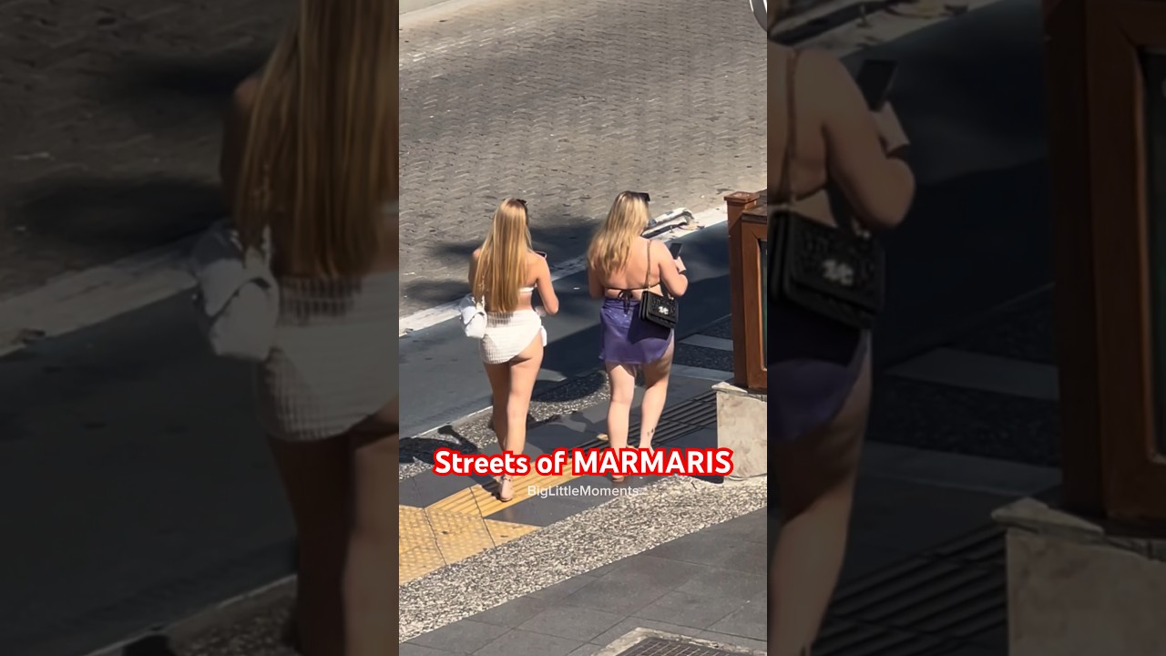 Beautiful People on Streets of MARMARIS Turkey 🇹🇷