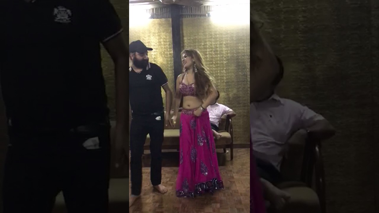 Beautiful woman dance at hotel private party