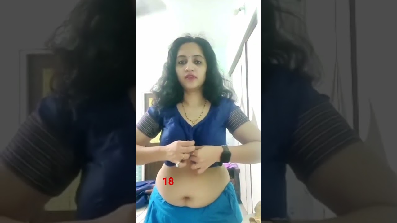 Beautiful-Indian aunty |sexy lady| #auntyloverstatus #belly #desi