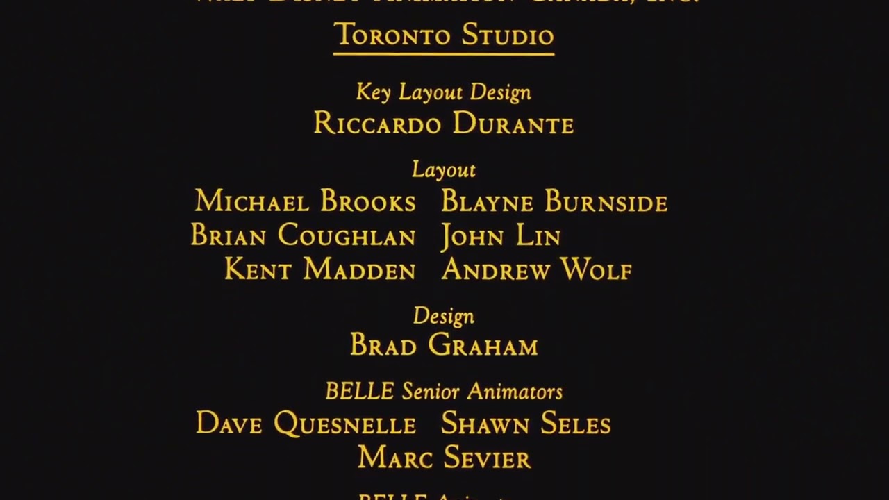 Beauty and the Beast: The Enchanted Christmas (1997) End Credits