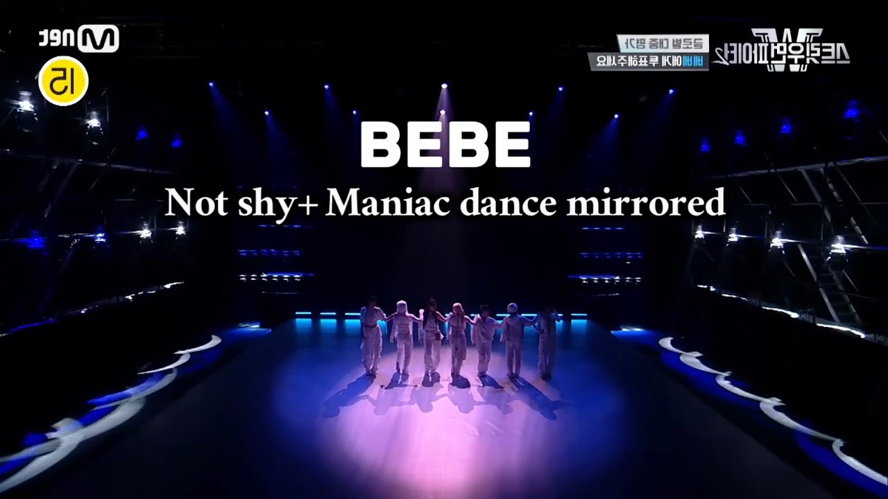 BEBE Not Shy+ Maniac dance mirrored #swf2 #bebe #bada #dancemirror #notshy #maniac #skz #itzy #jyp
