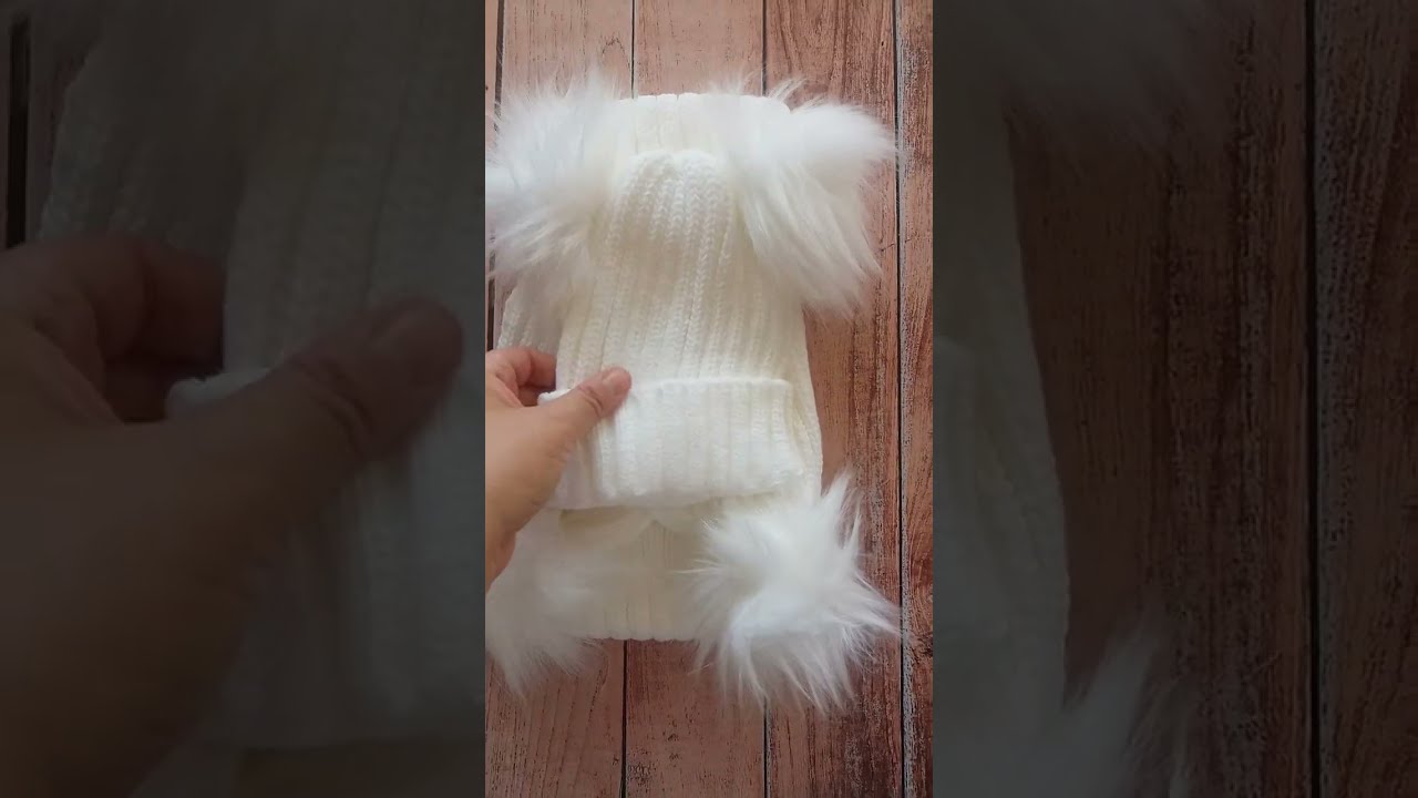 Bebek Ponponlu Atkı Bere Takımı #shorts
