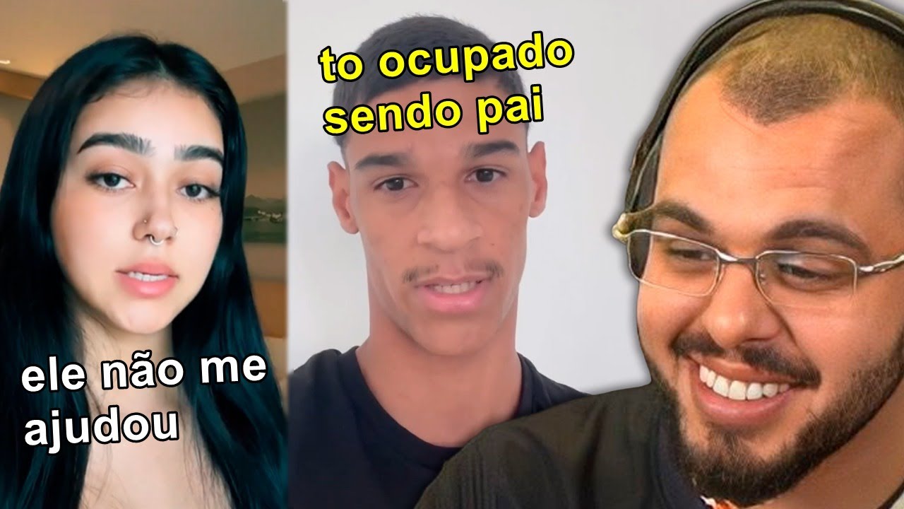 BECA BARRETO ACUSA LUVA DE PEDREIRO E ELE ASSUME SER PAI - Maicon react