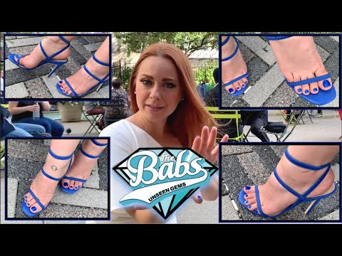 Becky's Pretty Blue Pedi In The City ( UNSEEN GEMS )