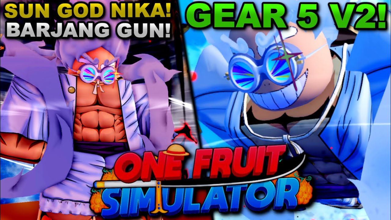 Becoming Gear 5 Luffy V2 (Sun God Nika) In Roblox One Fruit! Here's What Happened!