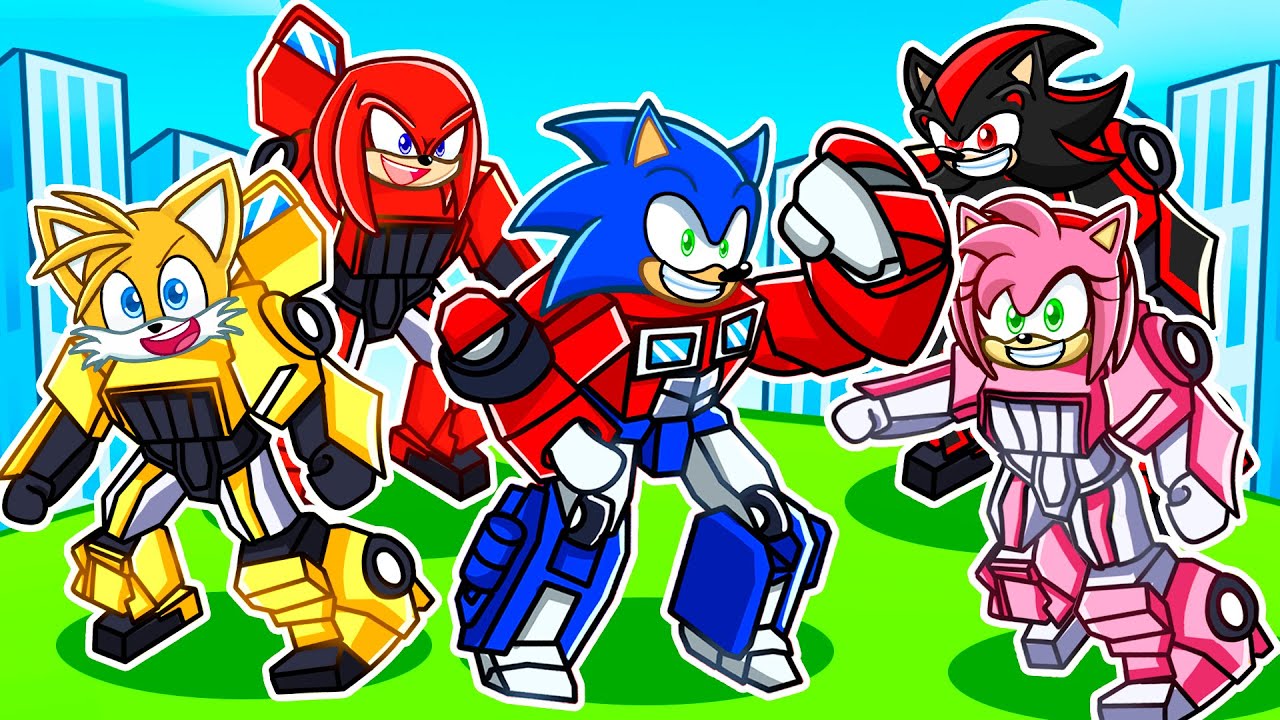 Becoming SONIC TRANSFORMERS With MY FRIENDS…