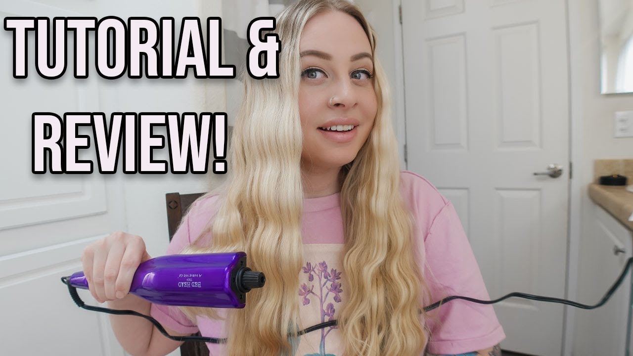 BED HEAD A WAVE WE GO TUTORIAL LONG HAIR | REVIEW & DEMO ALL FOUR SETTINGS 2021