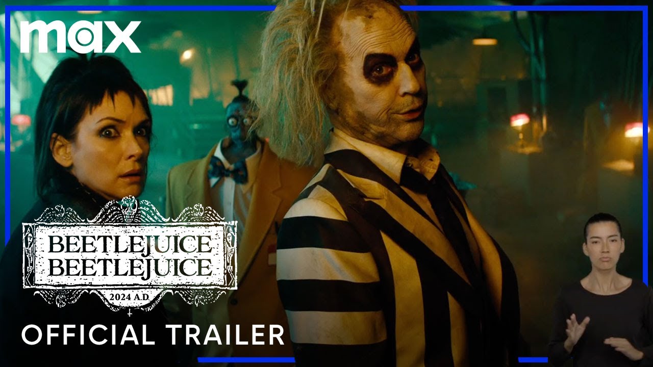 BEETLEJUICE BEETLEJUICE | Official American Sign Language Trailer | Max