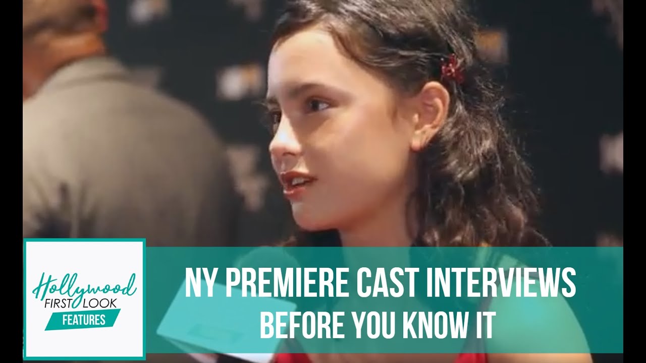 BEFORE YOU KNOW IT (2019) | NY Premiere Cast Interviews with SUZY GUTTLER