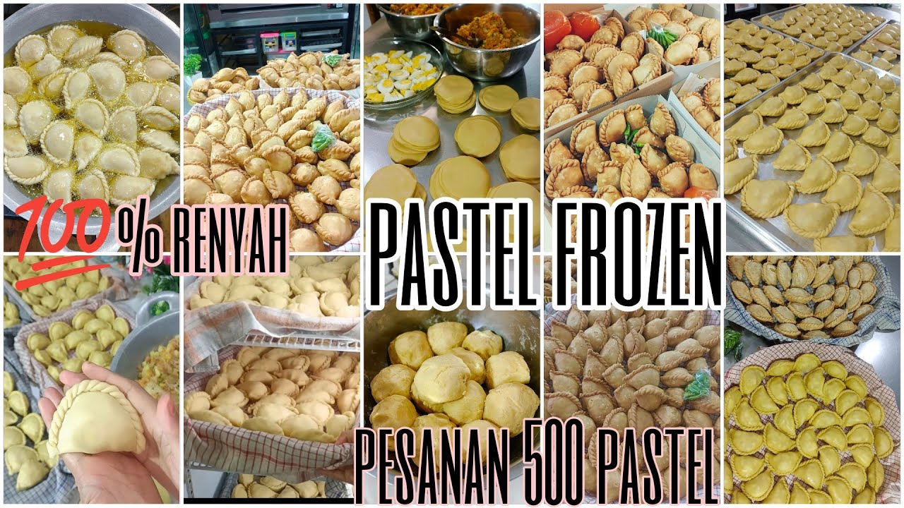 begini cara Frozen pastel untuk dijual agar renyah sepanjang hari,tidak menyerap minyak dan montok
