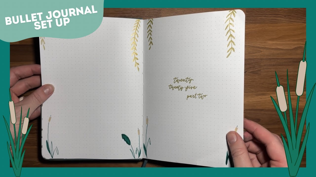 Beginner Friendly Mid-Year Bullet Journal Set Up 🦢