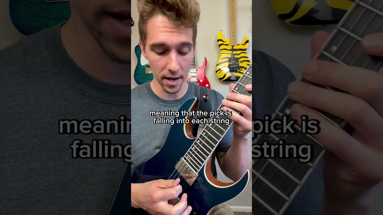 Beginner sweep picking arpeggio