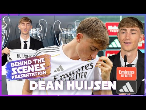 Behind the scenes at Dean Huijsen's presentation | Real Madrid
