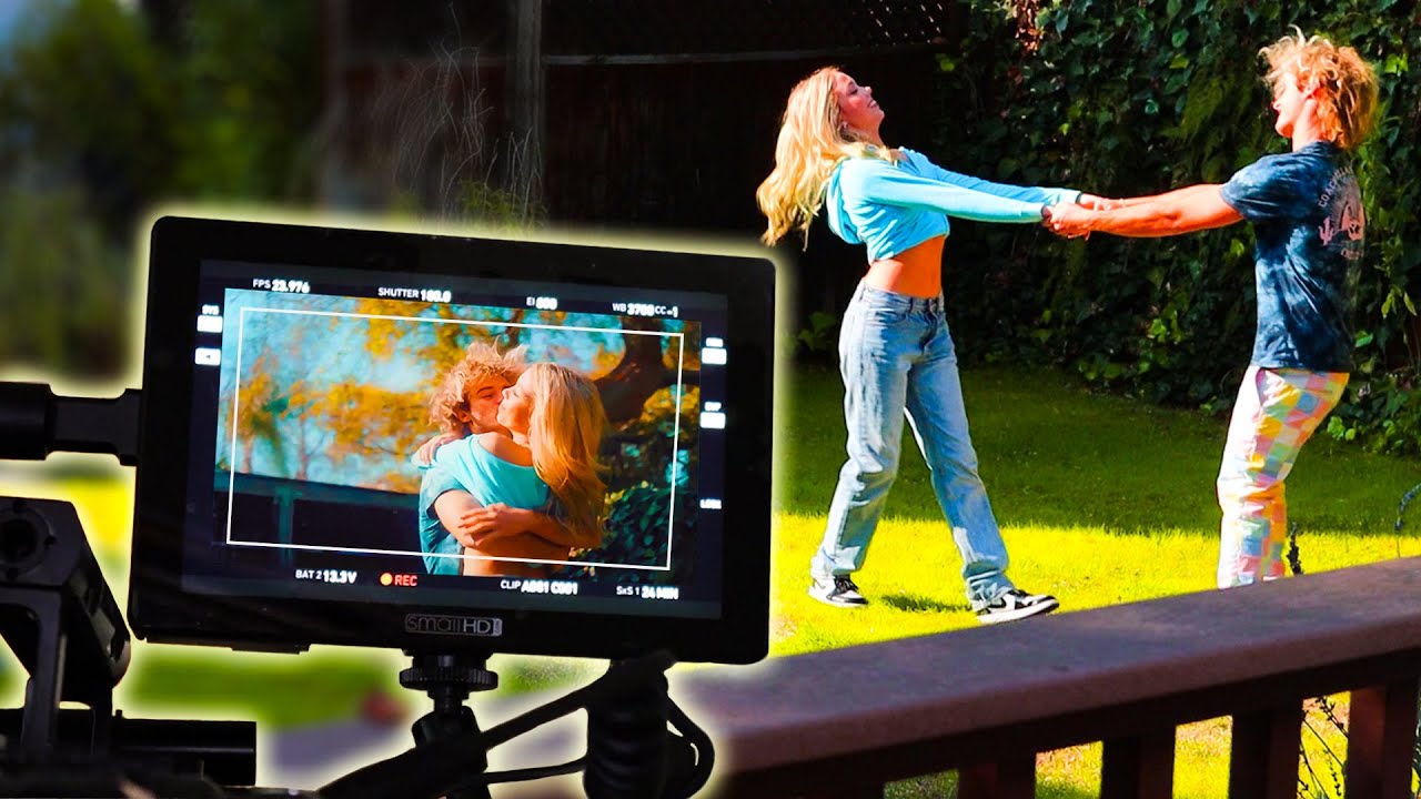 BEHIND THE SCENES OF MY NEW MUSIC VIDEO WITH MY GIRLFRIEND