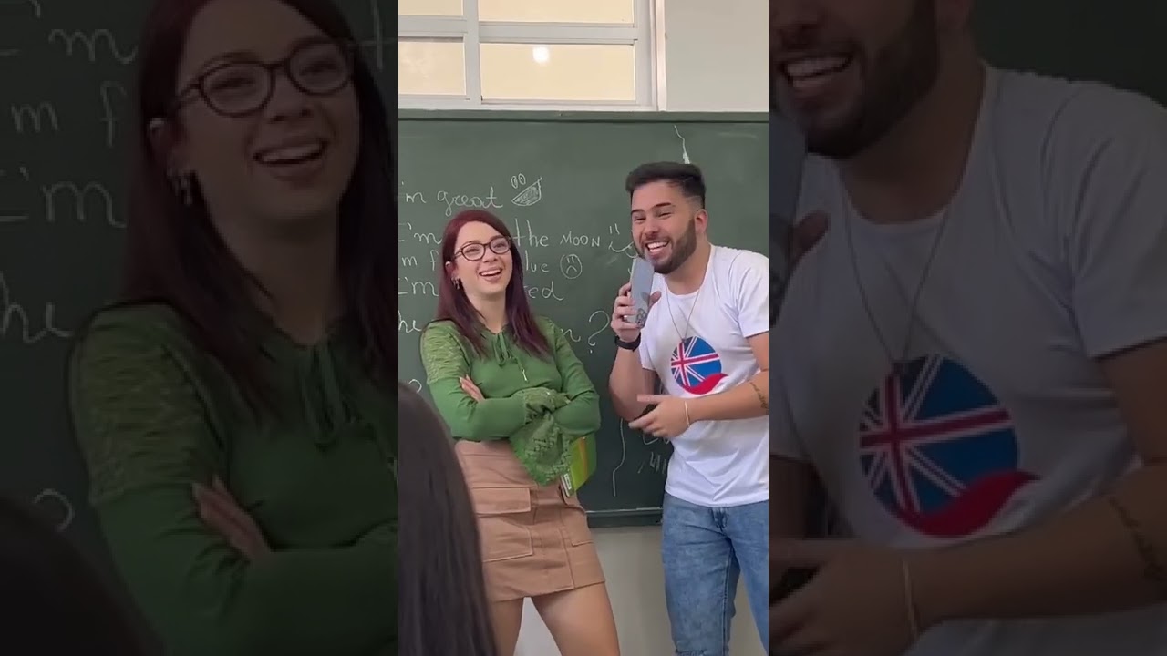 BEIJEI A PROF RUIVINHA NA AULA!!!!?😎🥳🤯