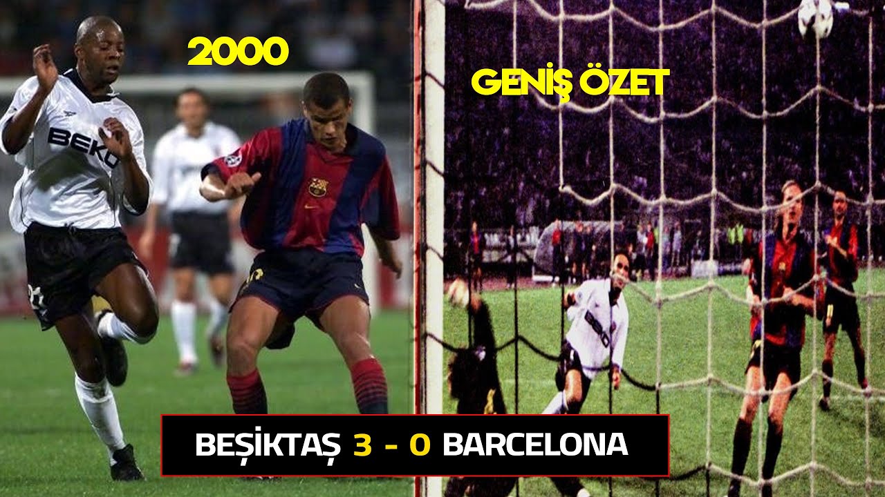 Beşiktaş 3-0 Barcelona | Tarihi Zafer! | 2000-01 Şampiyonlar Ligi