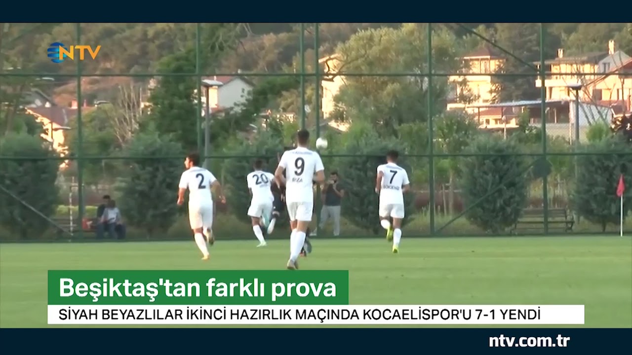 Beşiktaş ikinci hazırlık maçında Kocaelispor’u 7-1 mağlup etti.