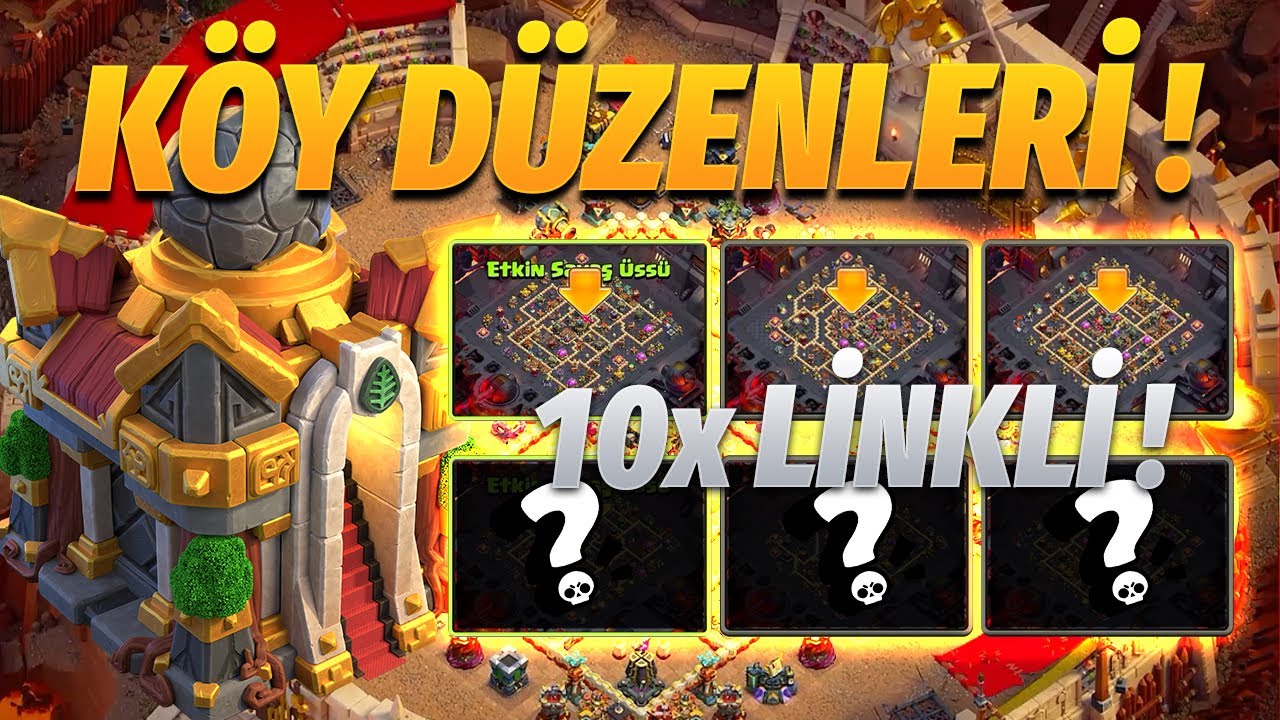 Belediye Binası 16 İçin En İyi 10 Köy Düzeni! (Clash of Clans Köy Düzeni Linkli) | Clash of Clans
