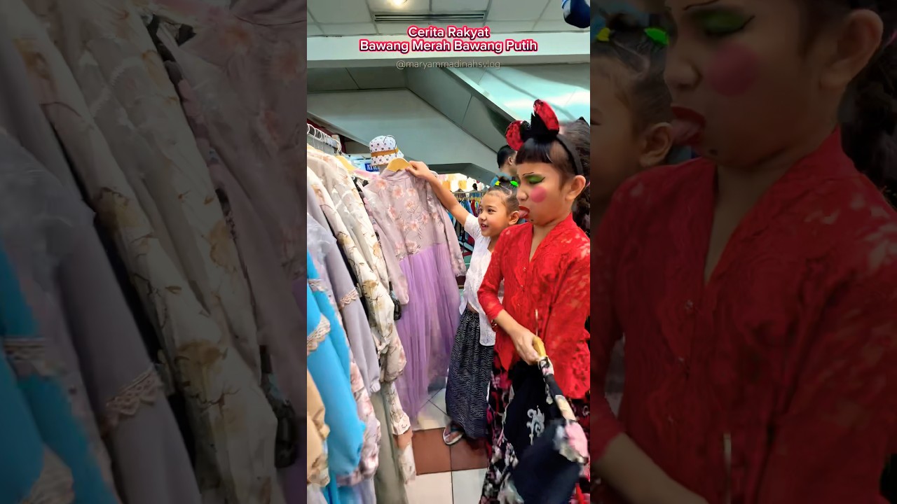 Beli Baju Lebaran Kok Marah-Marah Bawang Merah😵‍💫😱 #ceritarakyat #lebaran #shopping #funny